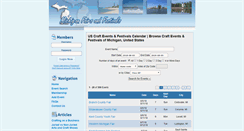 Desktop Screenshot of michiganfairsandfestivals.com